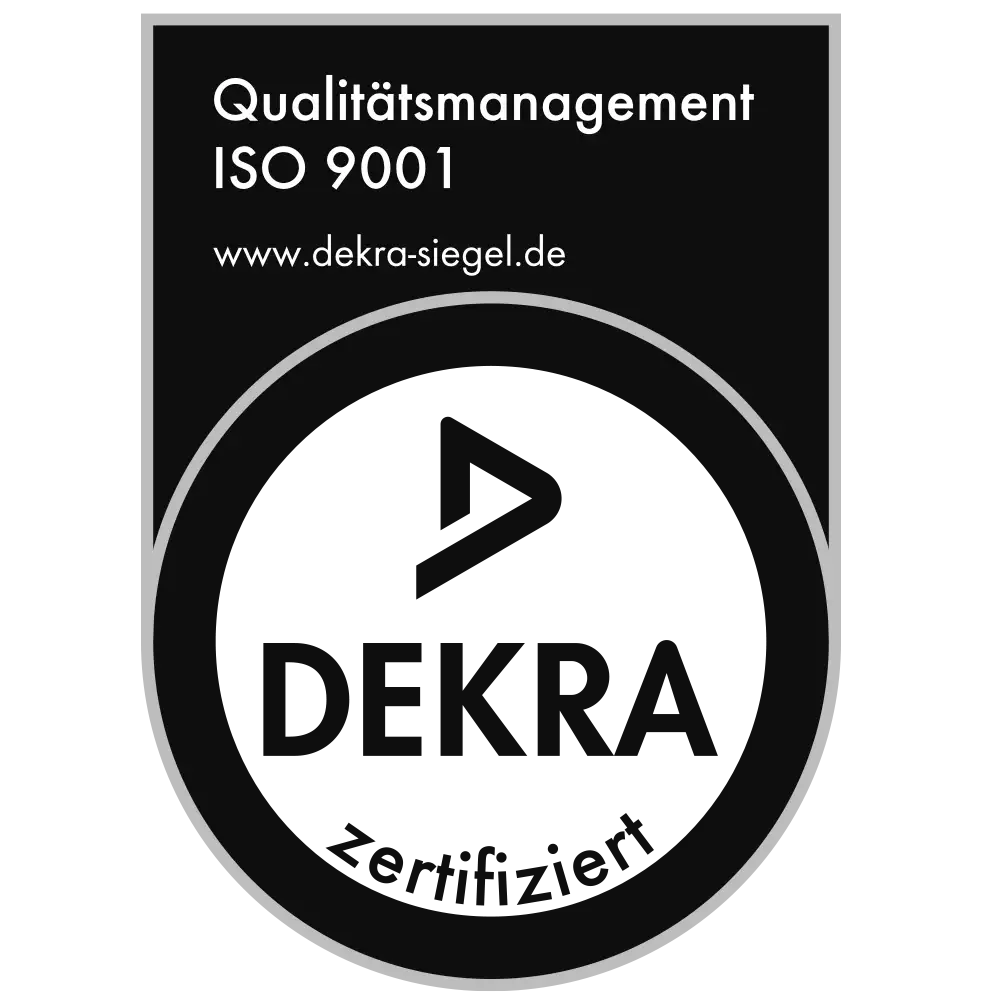 DEKRA Zertifikat ISO 9001 Qualitätsmanagement